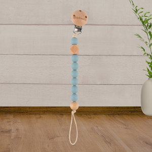 Winibeads Dusty Blue Charlie Dummy Chain - Baby Gifts Australia