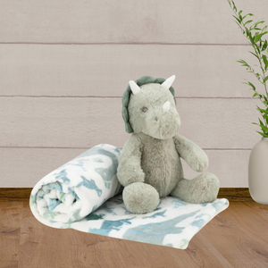 Weegoamigo Plush Toy & Blanket Roary McRllroy Dinosaur - Baby Gifts Australia