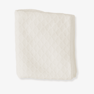 Emotion & Kids Cream Lace Knit Bassinet Blanket - Baby Gifts Australia