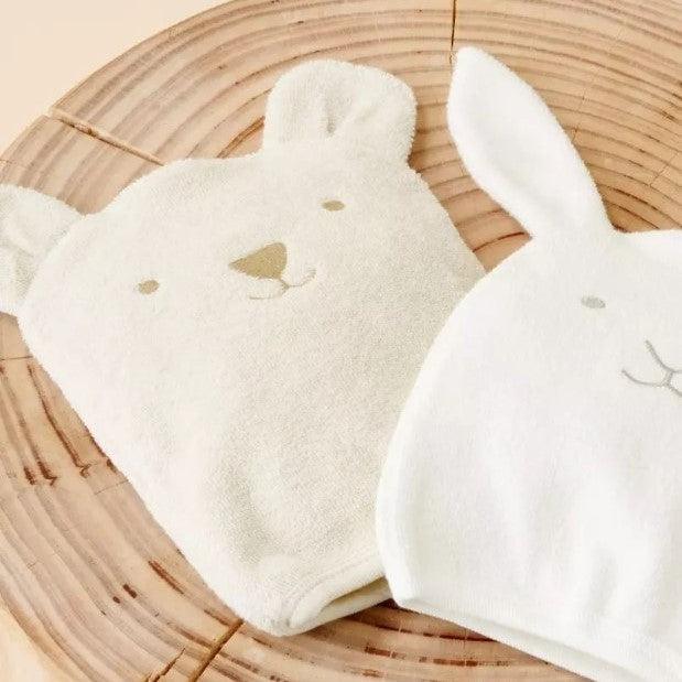 Pure Baby Bear Bath Mitt - Baby Gifts Australia