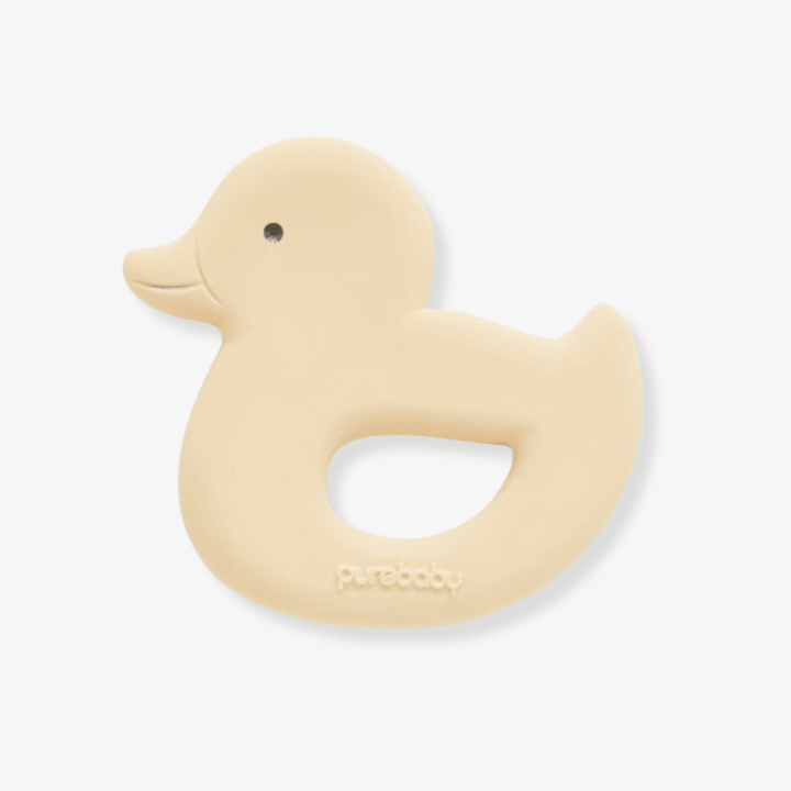 Pure Baby Duck Teether - Baby Gifts Australia