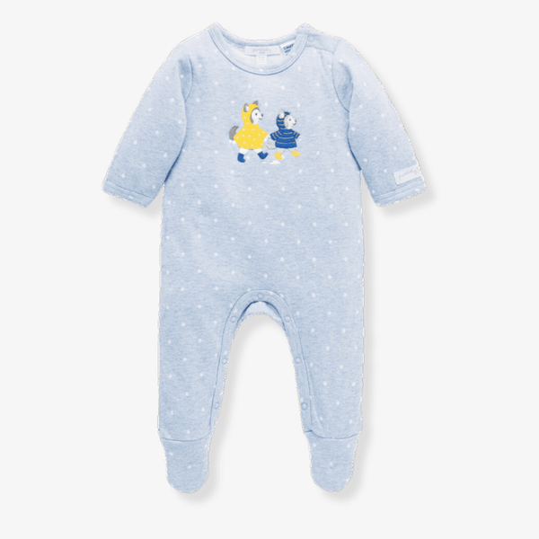 Pure Baby Winter Blue Growsuit - Baby Gifts Australia