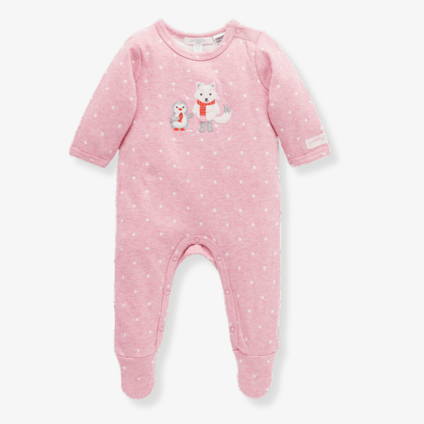 Pure Baby Winter Pink Growsuit - Baby Gifts Australia