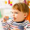 Gentle Scoop 2pk Silicone Training Spoons (Blue/Green) - Baby Gifts Australia