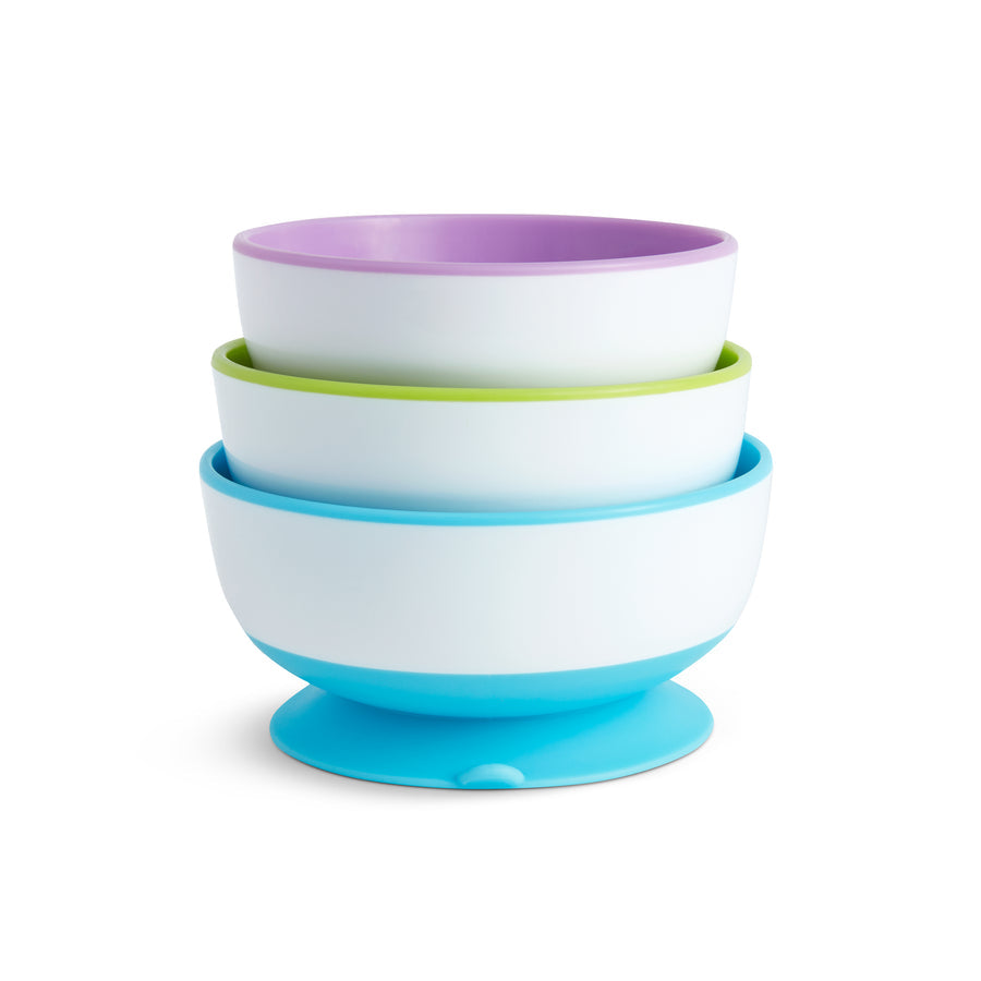 Stay Put Suction Bowls - 3pk