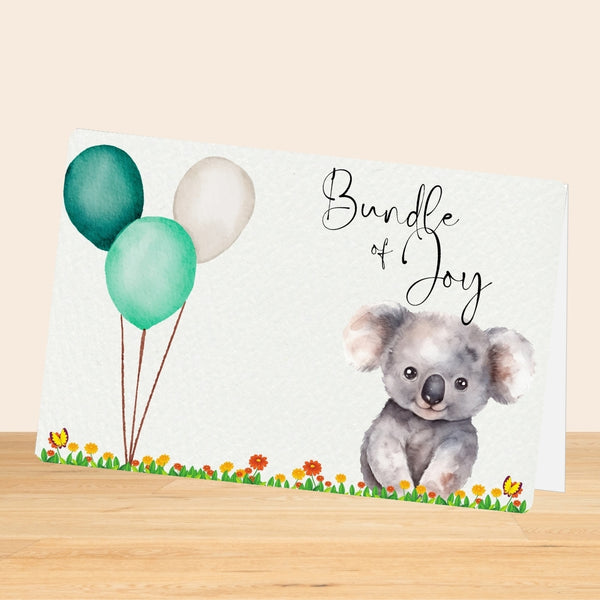 Bundle of Joy Card Greeting Card - Baby Gifts Australia