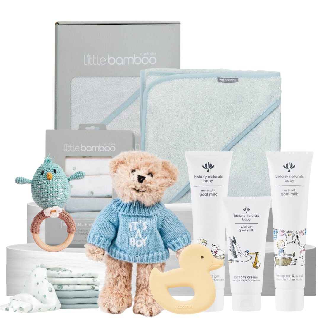 Baby Boy’s Fun in the Tub Hamper