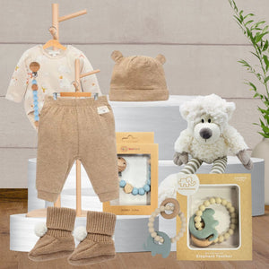 Neutral Baby Birthday Gift Hamper - Baby Gifts Australia