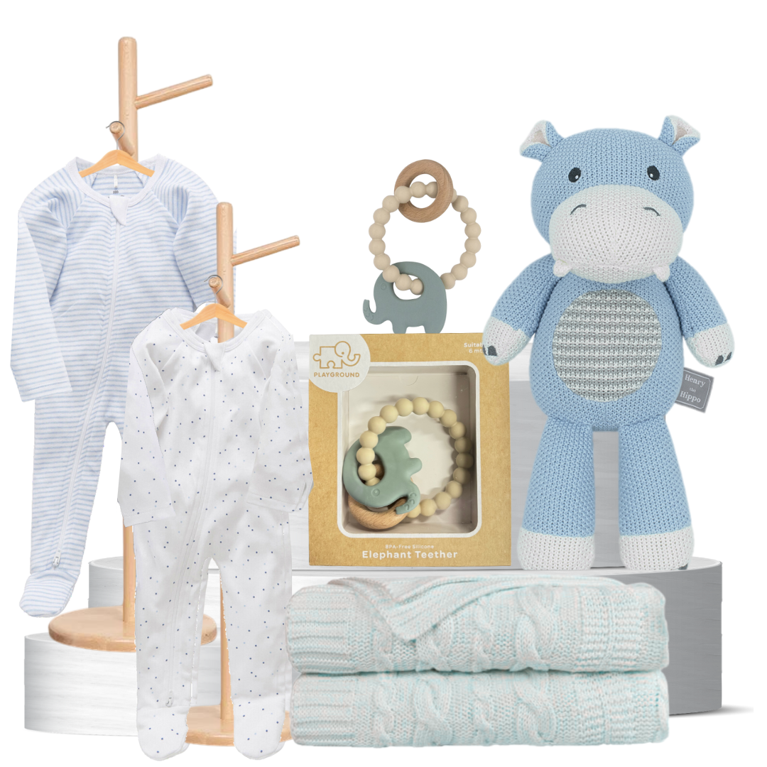 Blue Nighttime Snuggle Baby Hamper