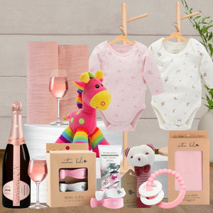 Pink Newborn Festivite Hamper - Baby Gifts Australia