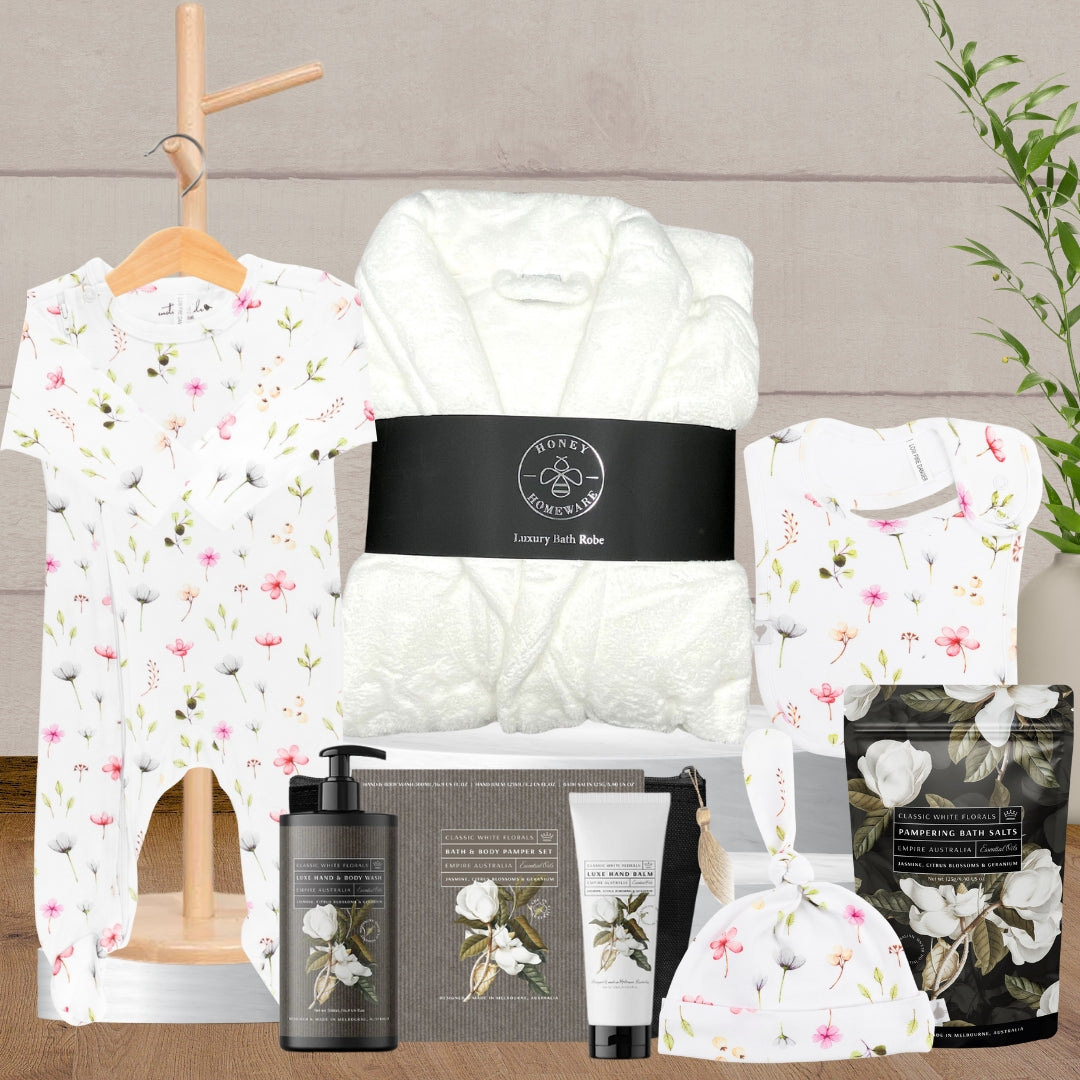 Mum and Baby Girl Hamper - Baby Gifts Australia