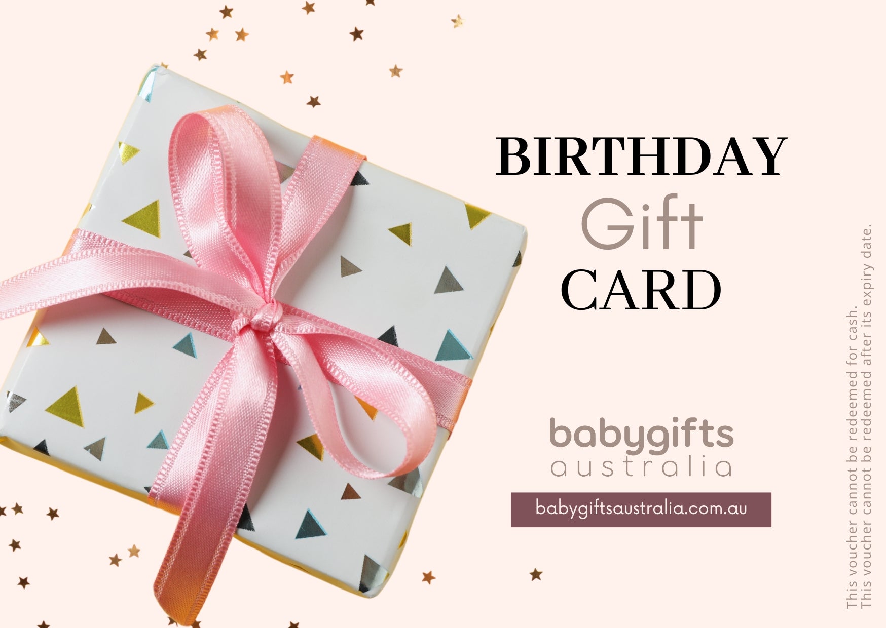 Birthday Gift Card - Baby Gifts Australia