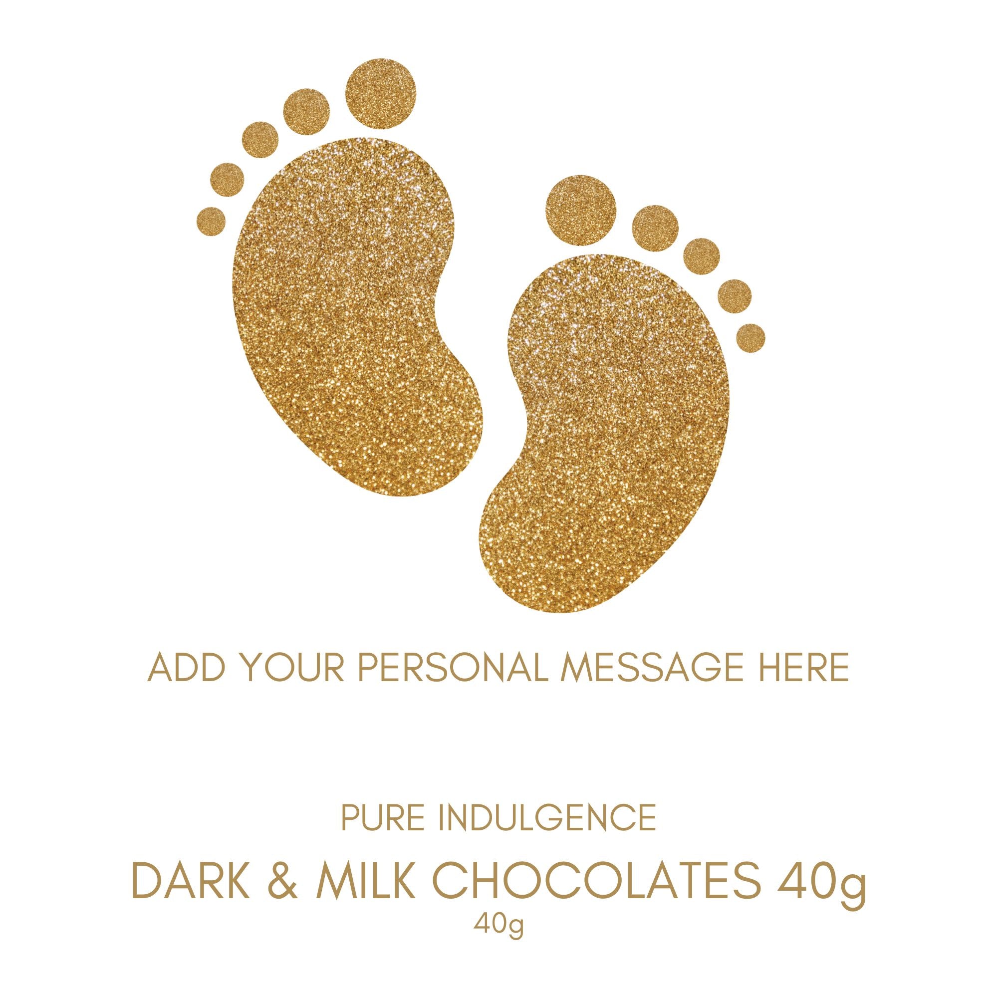 Baby Foot Chocolate Label