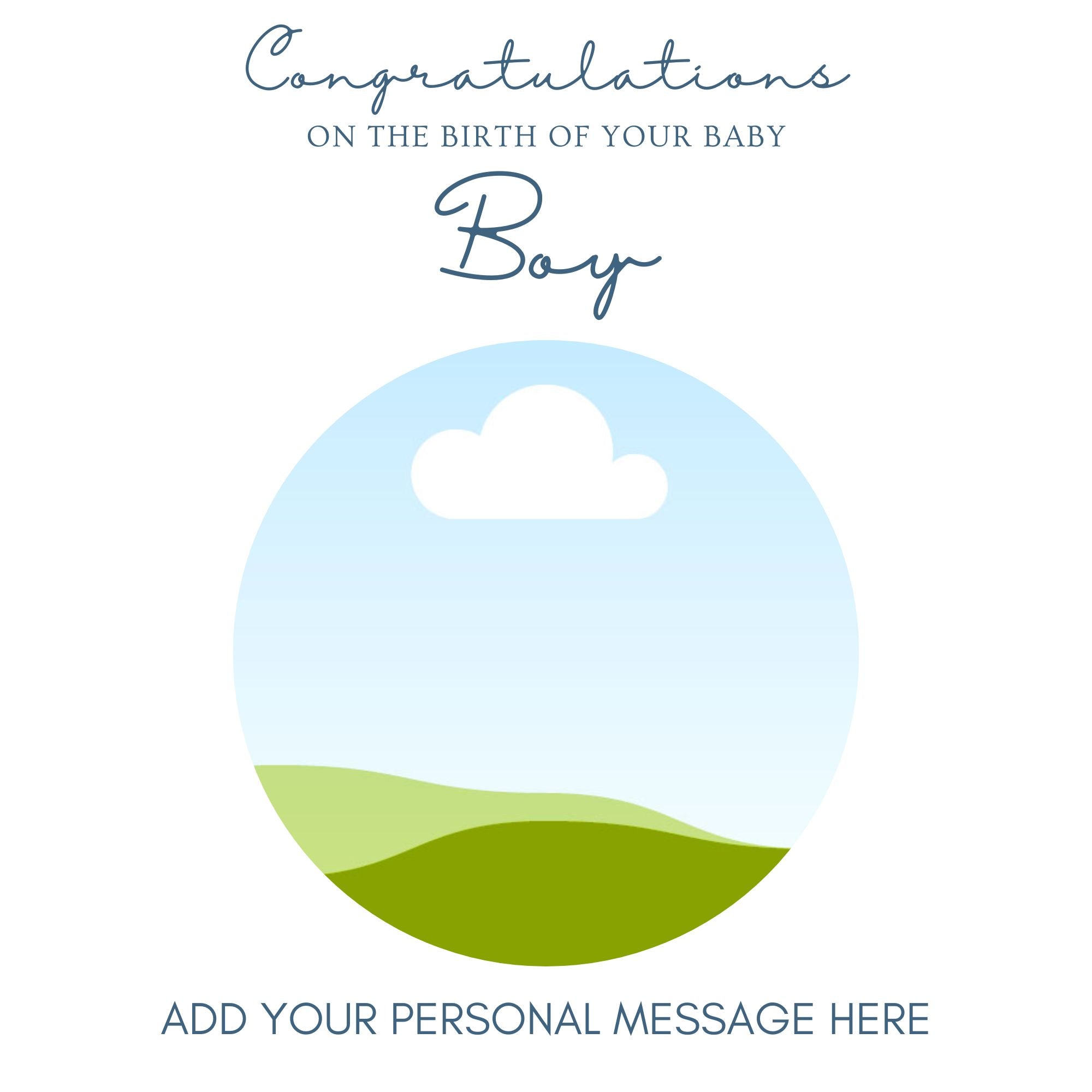 baby boy Photo Label 06