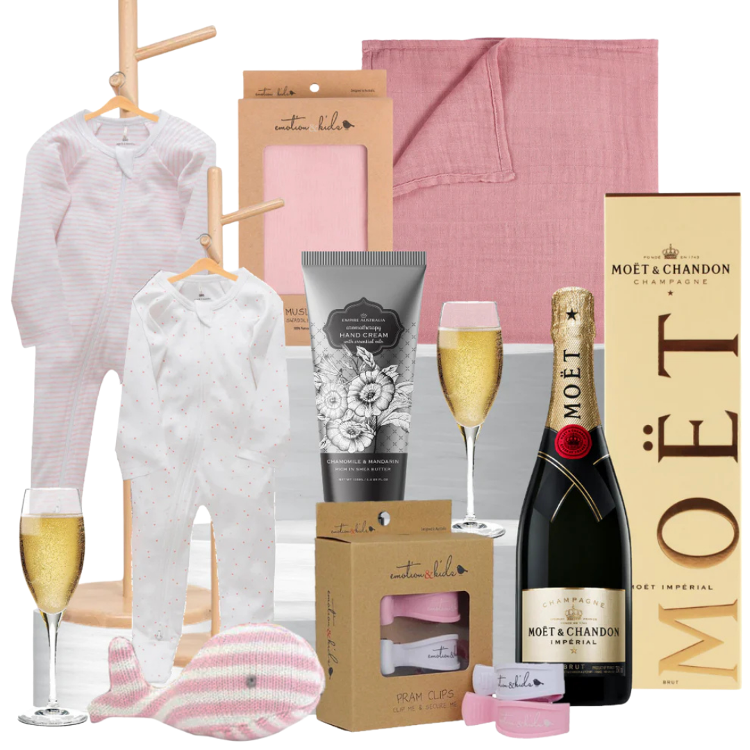 Baby Girl & Bubbles Celebration