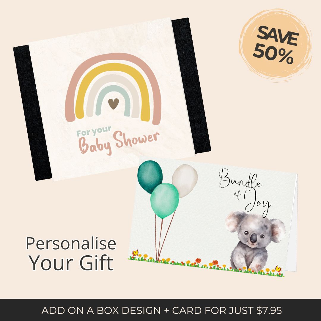 Baby Shower Rainbows Sleeve + Card Bundle - Baby Gifts Australia