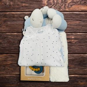 Blue Nighttime Snuggle Baby Hamper - Baby Gifts Australia