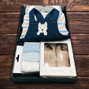 Newborn Baby Boy Shoe Hamper - Baby Gifts Australia