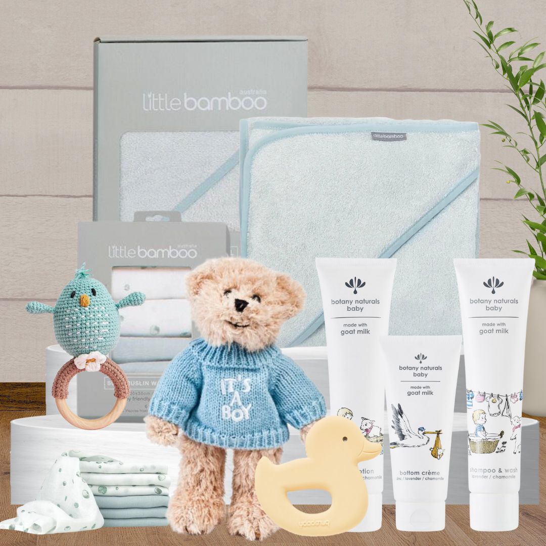 Baby Boy’s Fun in the Tub Hamper - Baby Gifts Australia