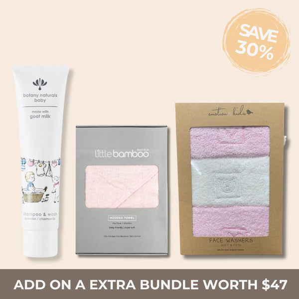 Baby Girl Bath Time Bundle - Baby Gifts Australia
