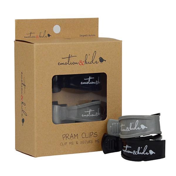 Emotion & Kids Black & Grey 2 Tone Pair Pack Pram