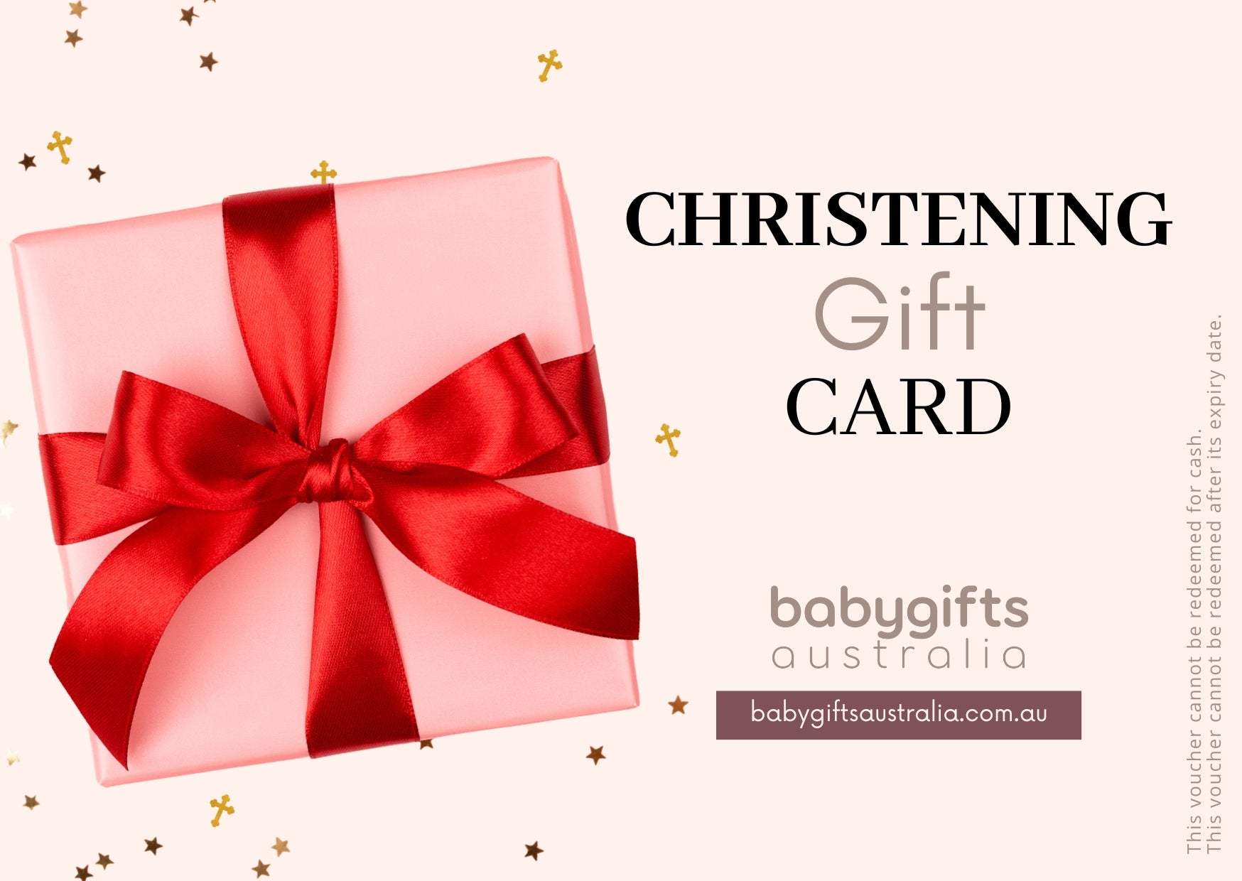 Christening Gift Card - Baby Gifts Australia