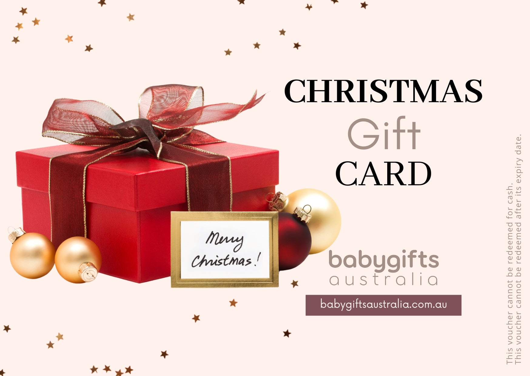 Christmas Gift Card - Baby Gifts Australia