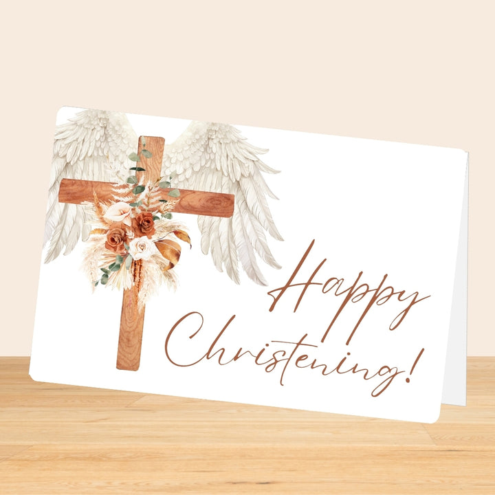 Happy Christening Greeting Card - Baby Gifts Australia