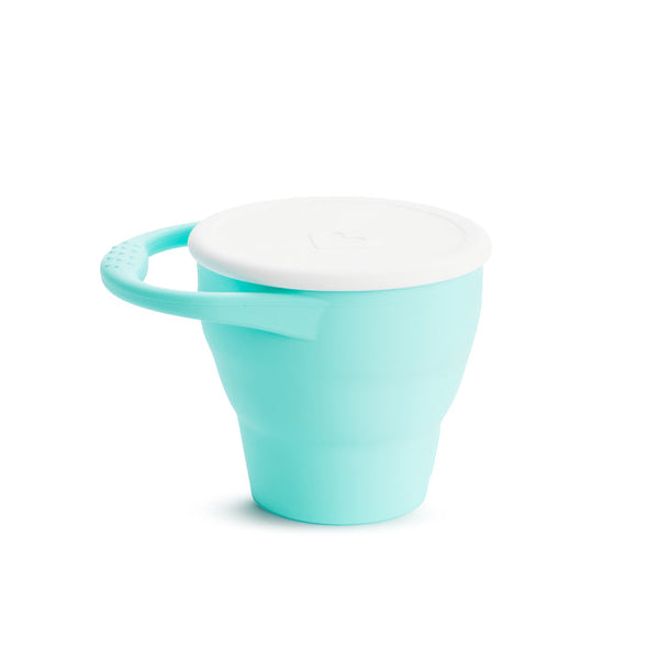 C'est Silicone Snack Catcher w/ Lid (Mint) - Baby Gifts Australia