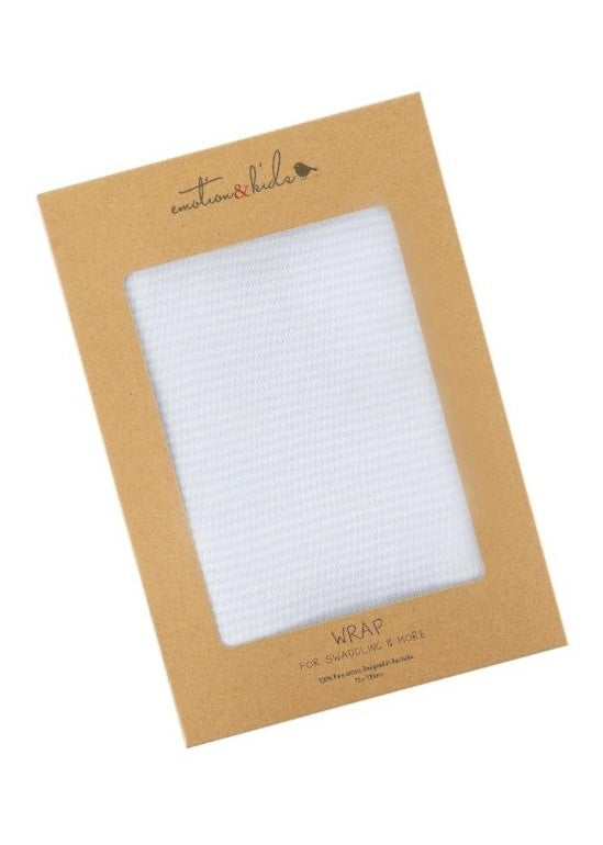 Emotion & Kids Blue Fine Stripe Wrap