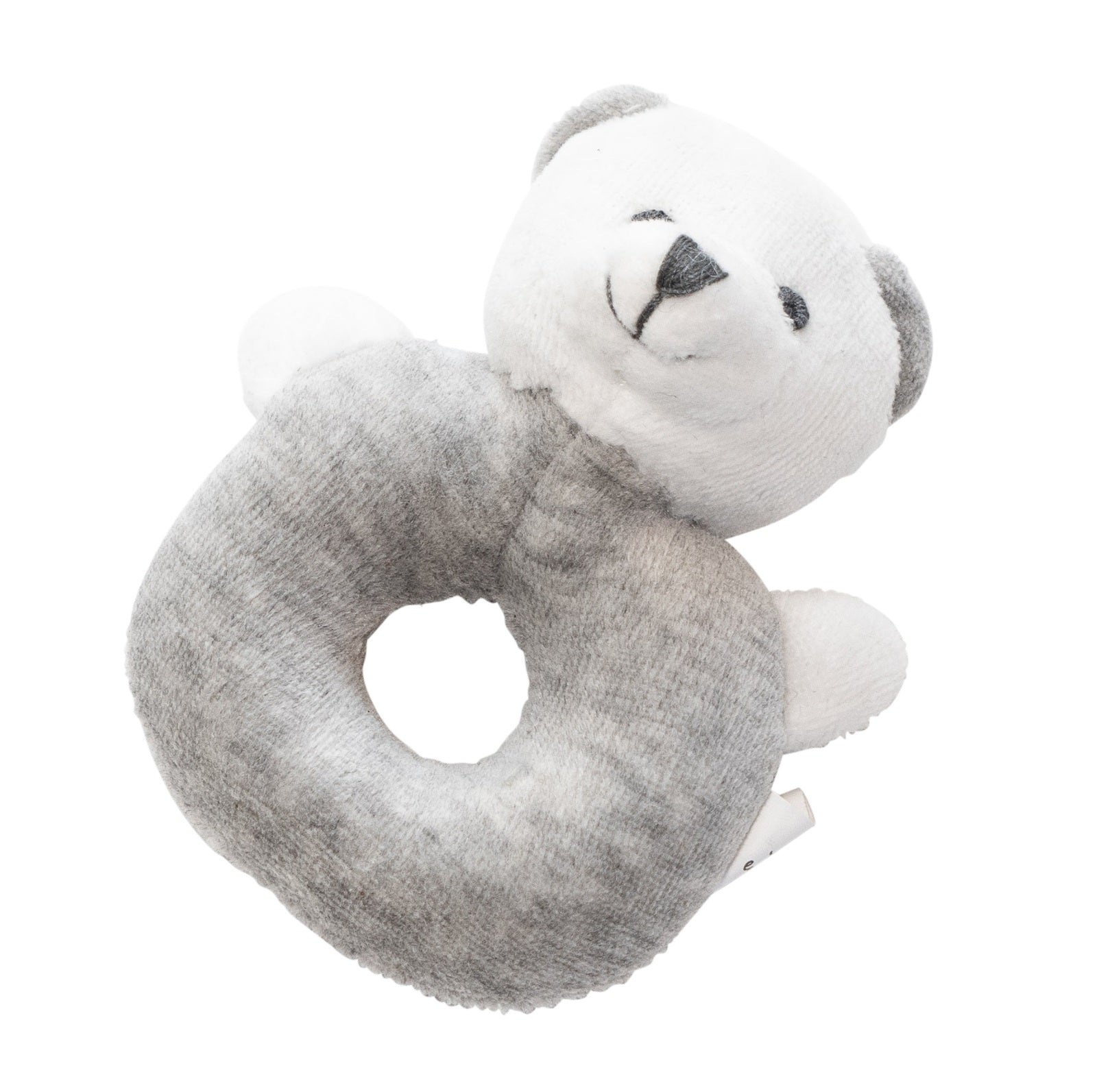 Emotion & Kids Grey Bear Round Rattle