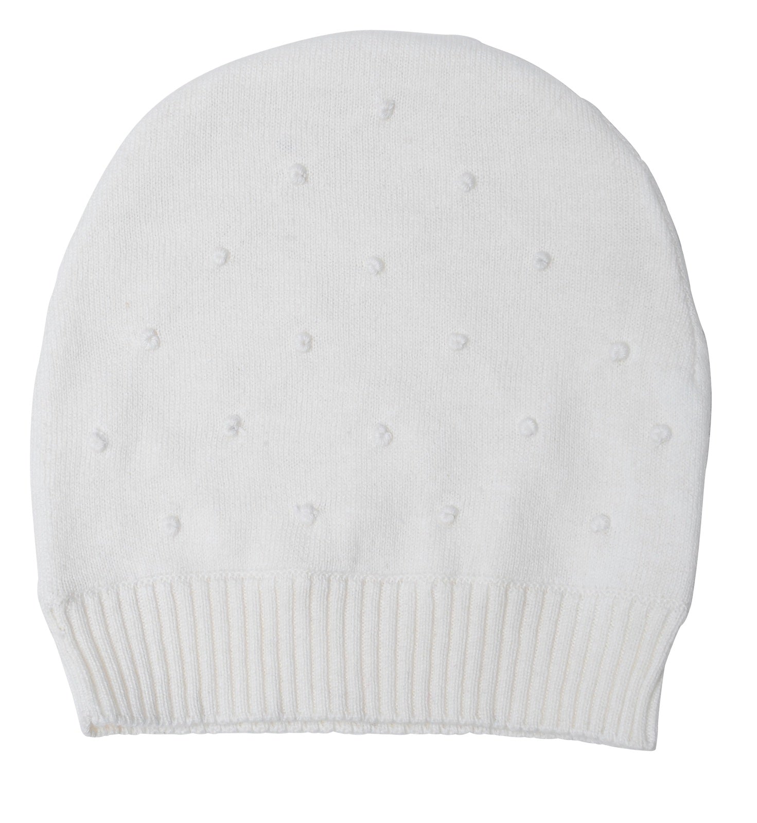 Emotion & Kids Cream Knitted Knot Hat