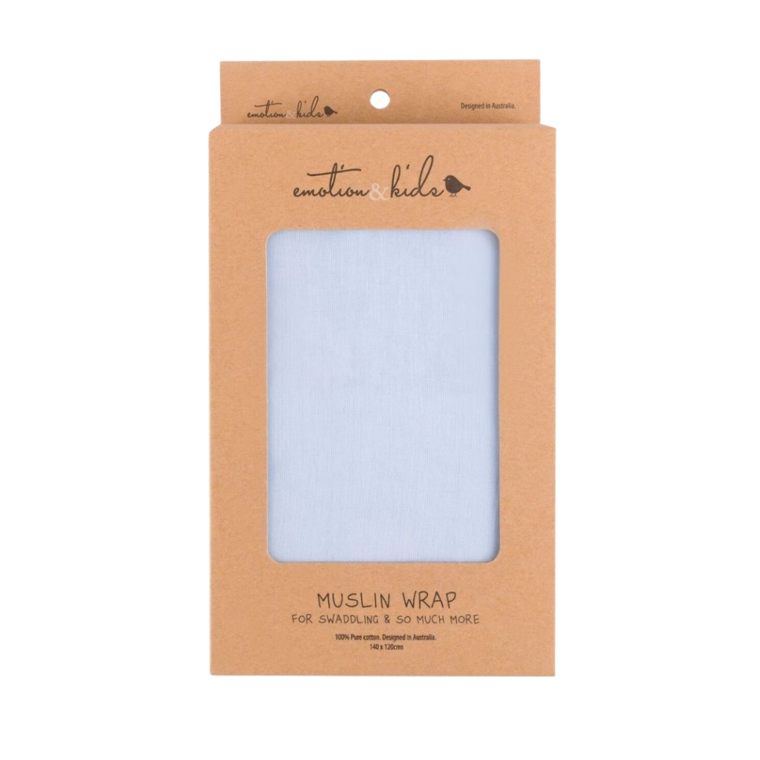 Emotion & Kids Blue Muslin Wrap