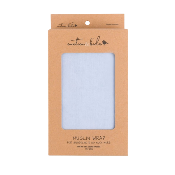 Emotion & Kids Blue Muslin Wrap