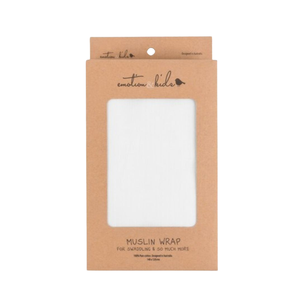 Emotion & Kids White Muslin Wrap