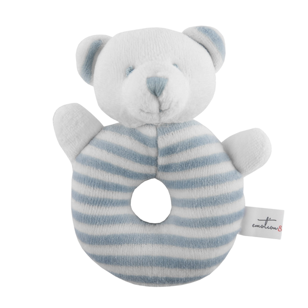 Emotion & Kids Blue Bear Rattle