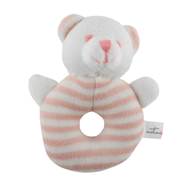 Emotion & Kids Pink Bear Rattle