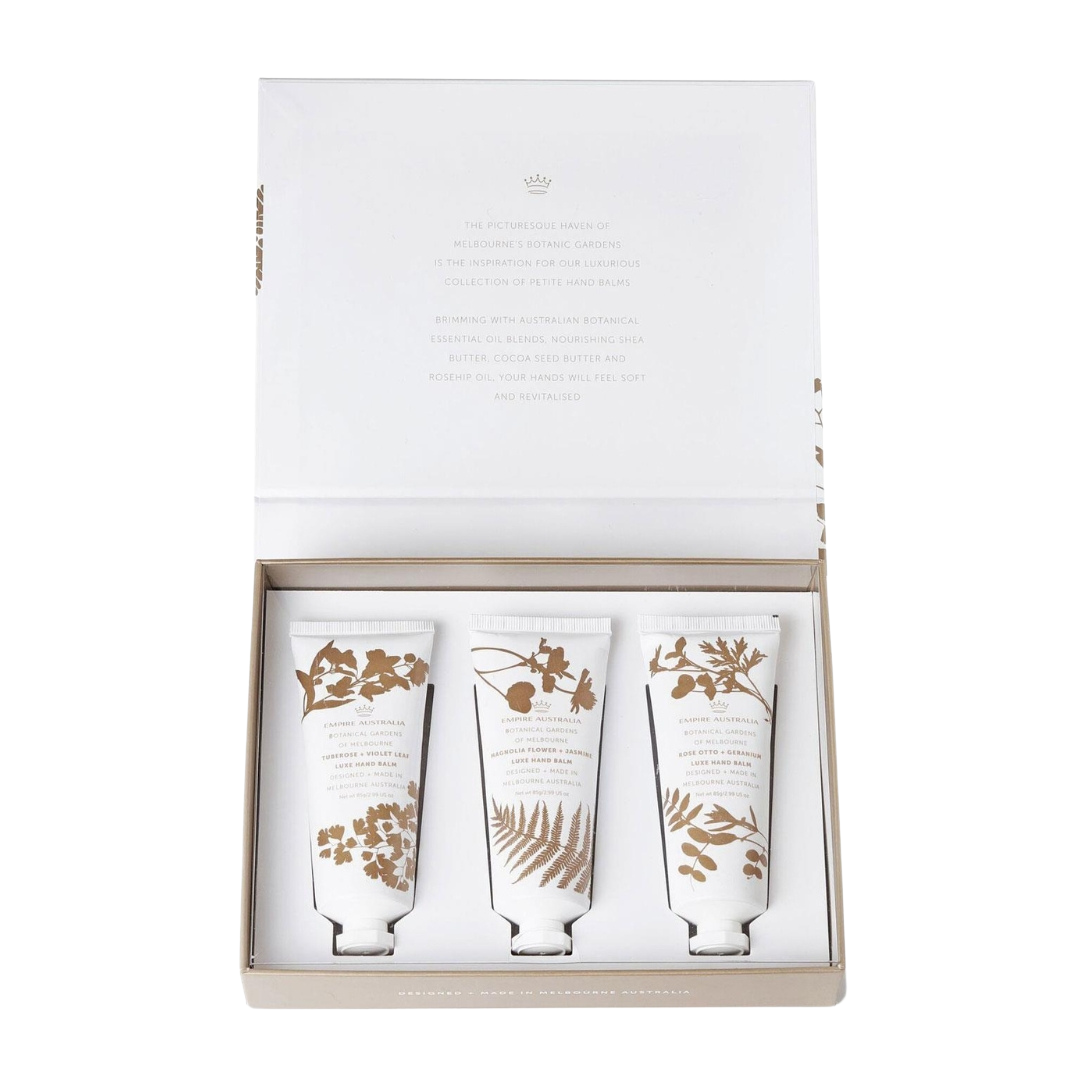 Empire Australia Botanical Gardens Luxe Hand Balm Trio