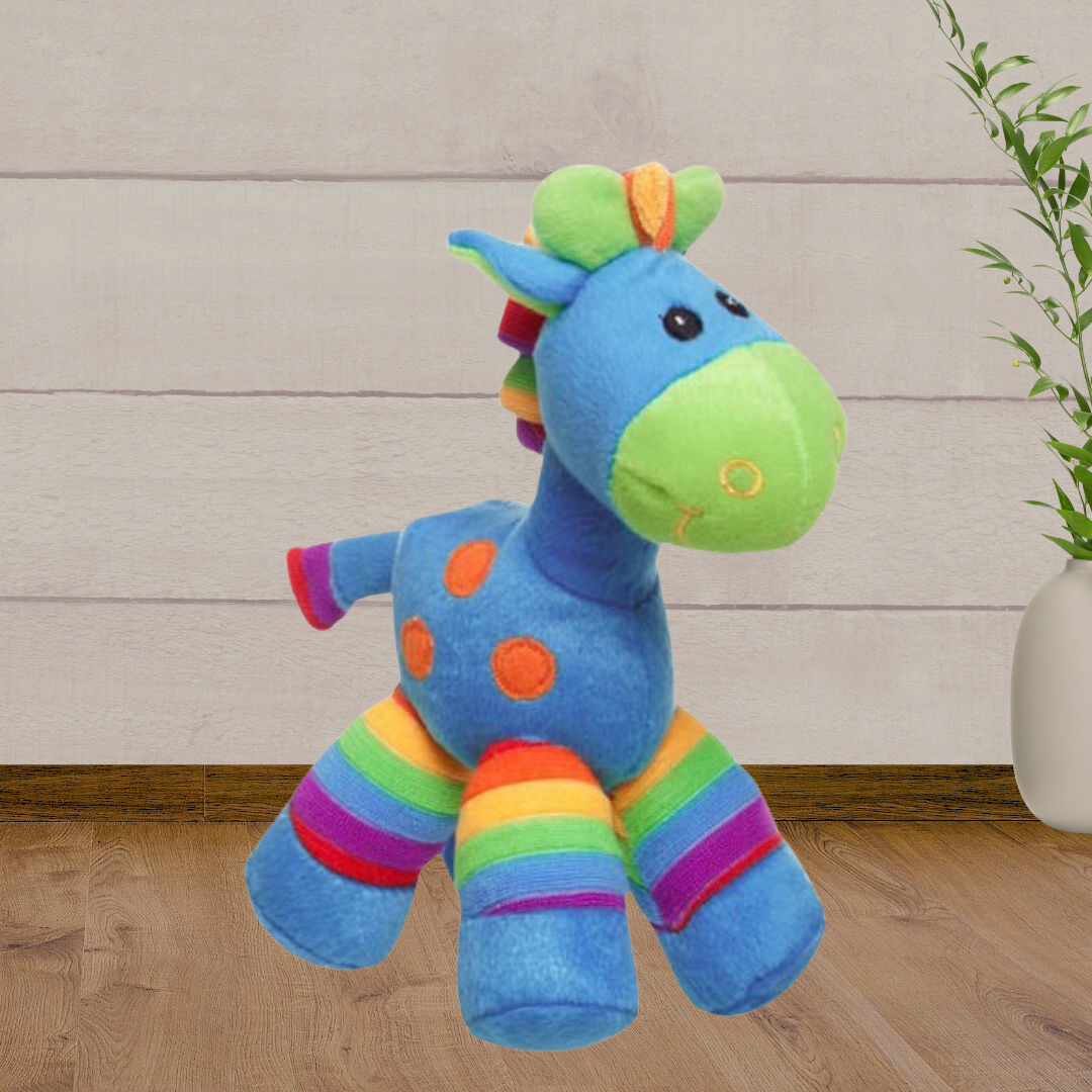 Gerry Giraffe Aqua Blue Soft Toy - Baby Gifts Australia