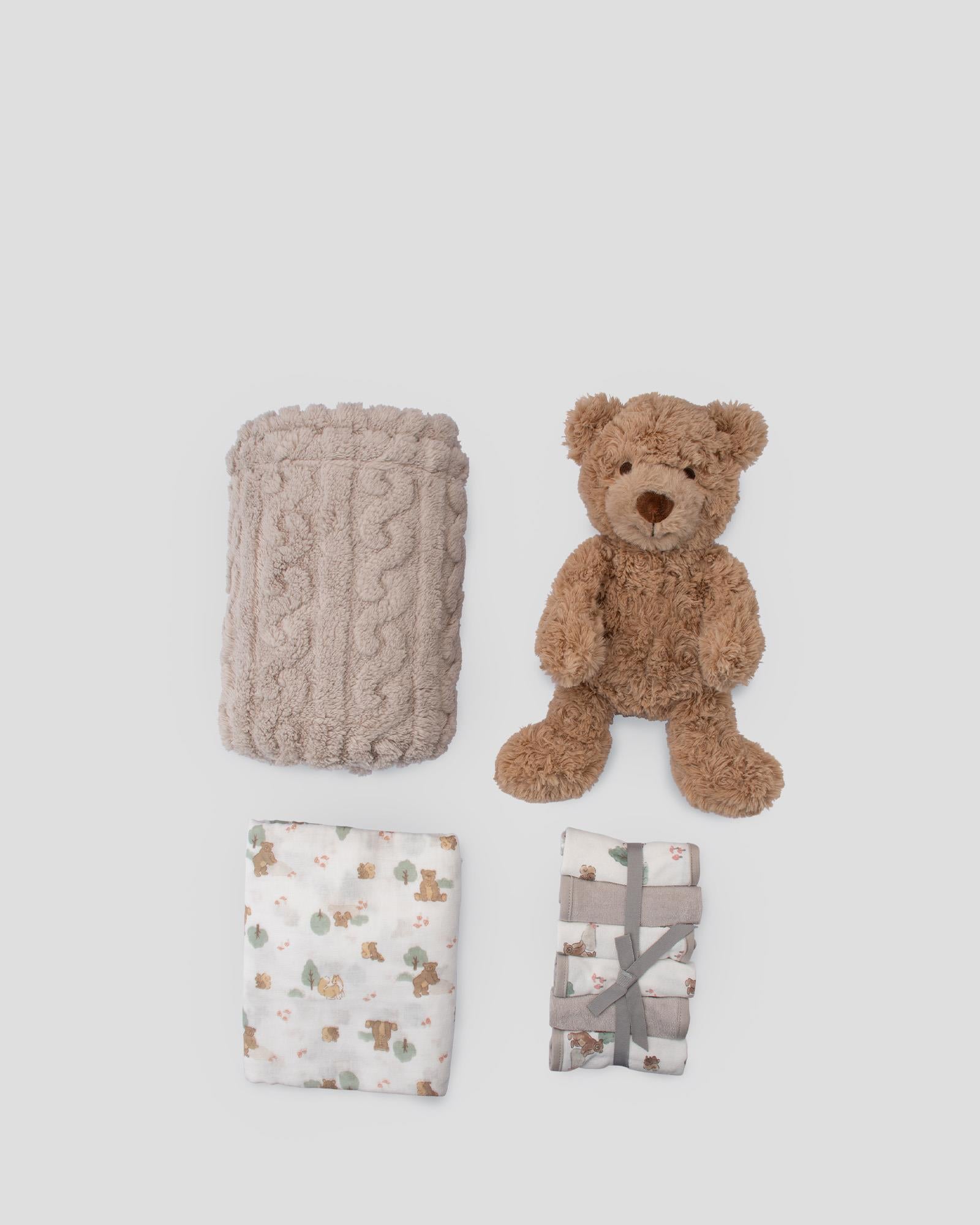 Little Linen Boxed Gift Set - Willow Bear