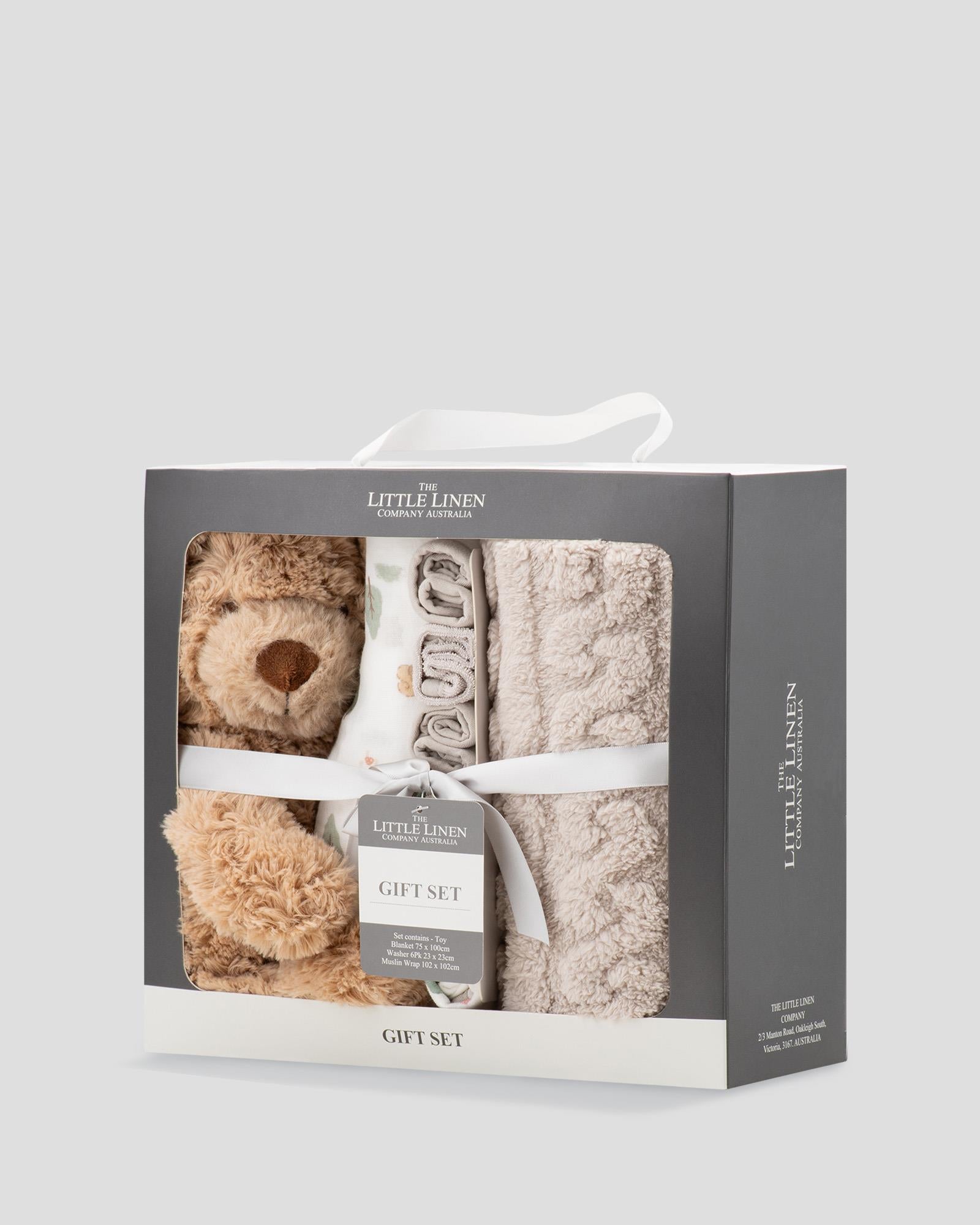 Little Linen Boxed Gift Set - Willow Bear