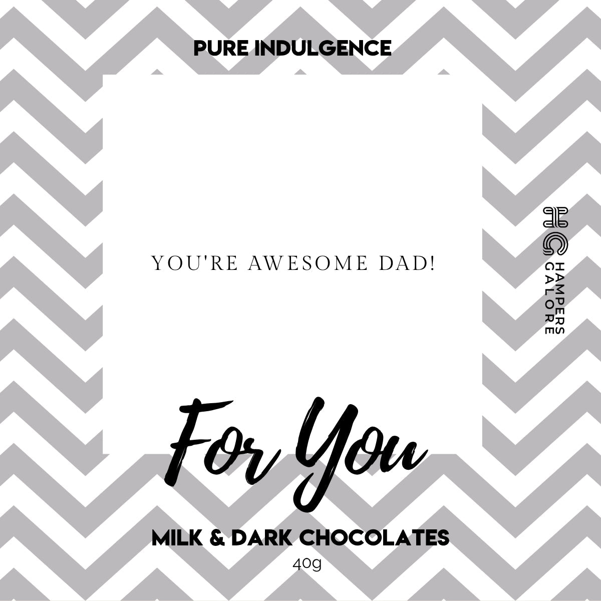 For You Chocolate Label