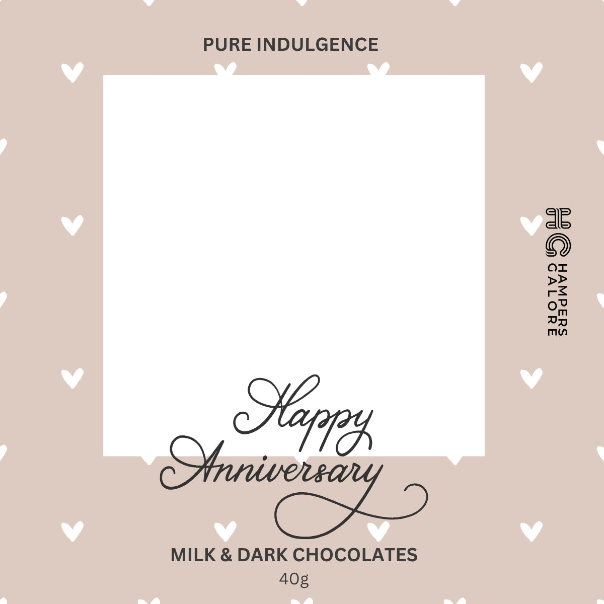 Anniversary Chocolate Label