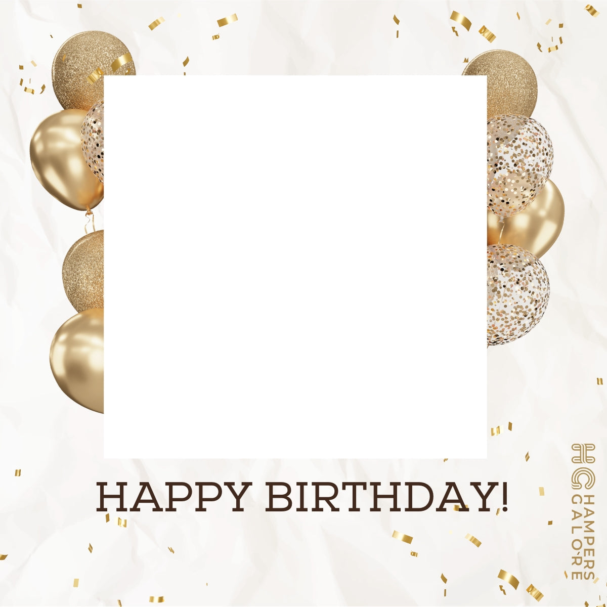 Happy Birthday Photo Label