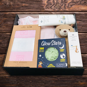 Baby Girl Bedtime Essential Hamper - Baby Gifts Australia