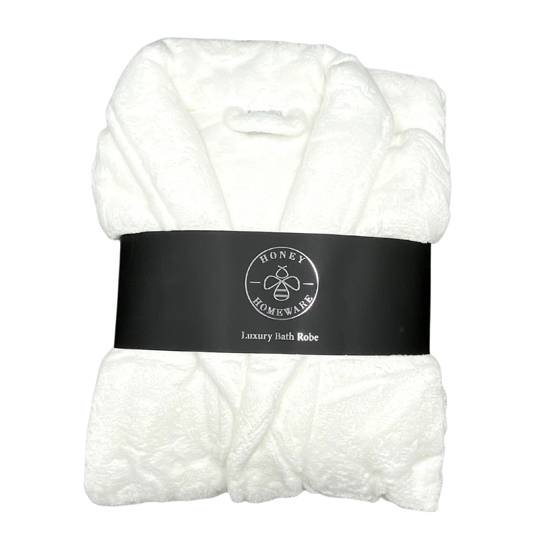 Honey Homeware White Luxury Bath Robe