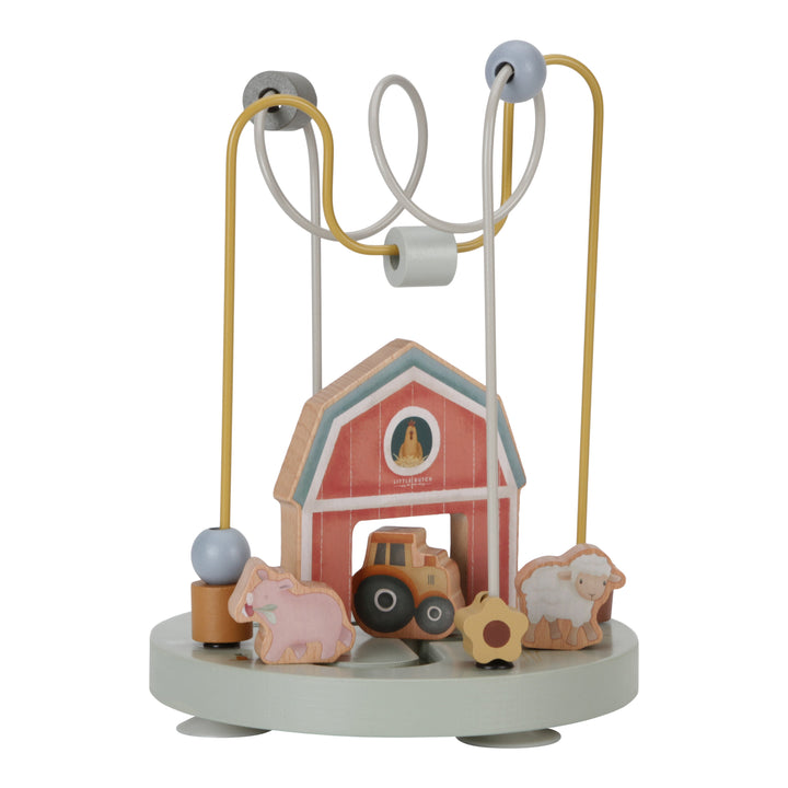 Little Farm Wooden Activity Spiral - Baby Gifts Australia