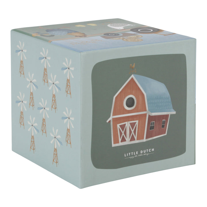 Little Farm Building Blocks Cardboard - Baby Gifts Australia