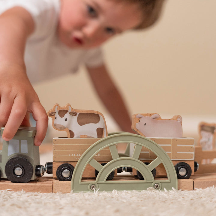Little Farm Wooden Train Track - Baby Gifts Australia