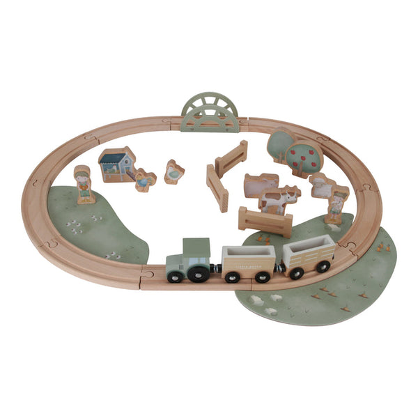 Little Farm Wooden Train Track - Baby Gifts Australia